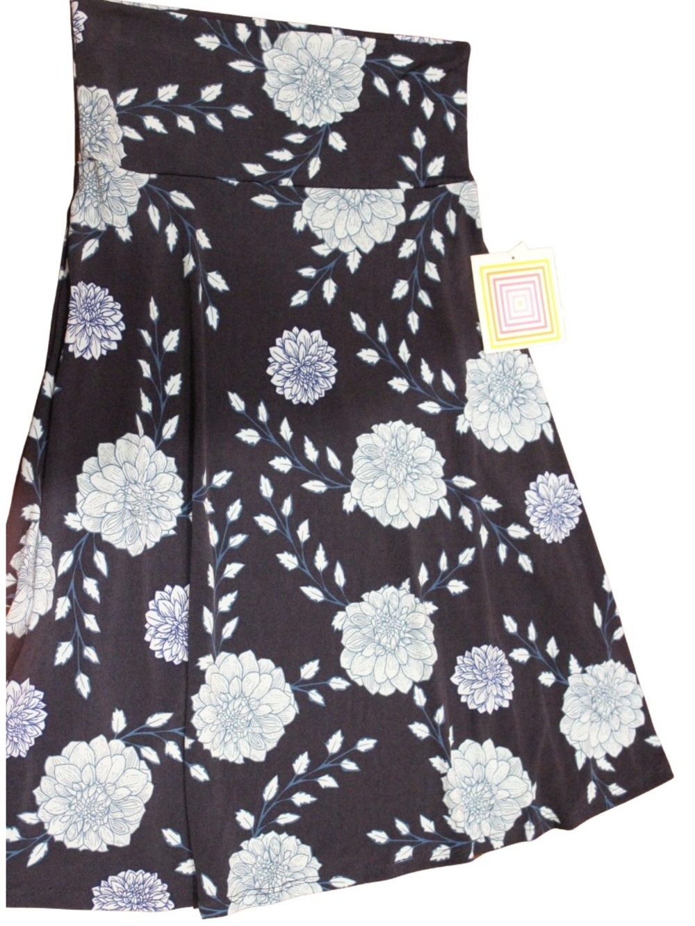 2/$50 🏷 Lularoe Blue Floral Azure Skirt Size XS BNWT